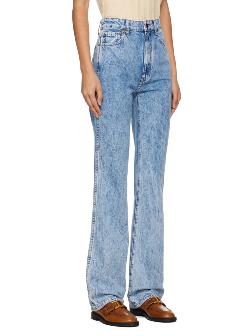KHAITE Danielle Jean - Straight Leg, High Rise